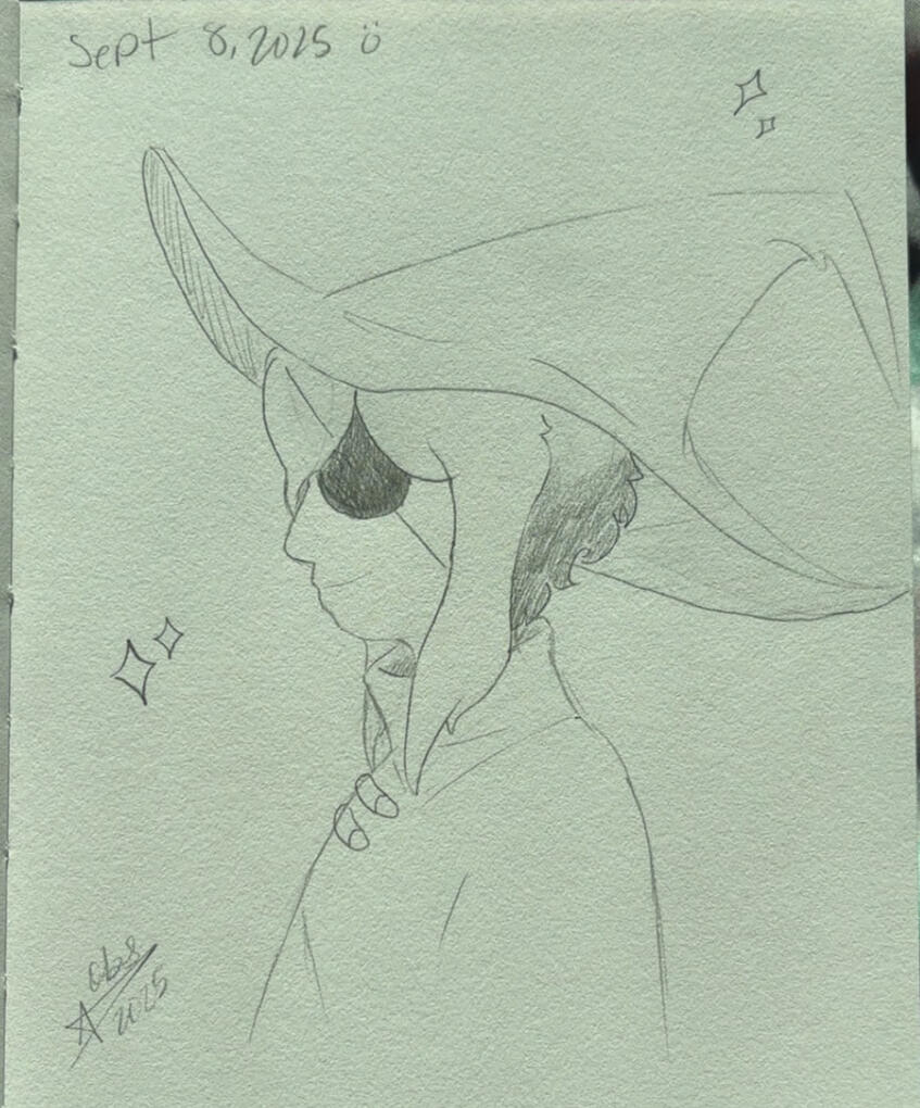 In Stars And Time - Siffrin side-view doodle (Traditional) [2025]